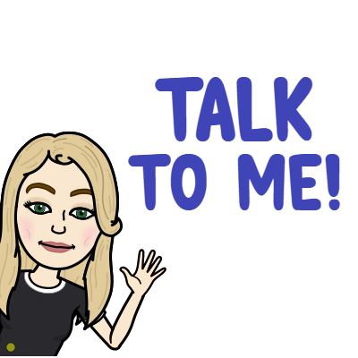 Jayne Bitmoji saying Talk to Me